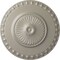 Ekena Millwork Lyon Ceiling Medallion (Fits Canopies up to 3 5/8"), Hand-Painted Pearl White, 23 1/2"OD x 3 1/4"P CM23LYPWS - alternate 1